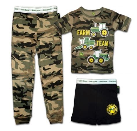 John Deere Farm Team Pajamas Set Children Clothing