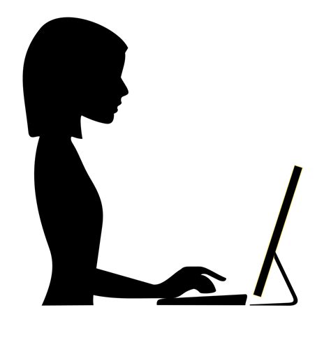 Computer User Clip Art