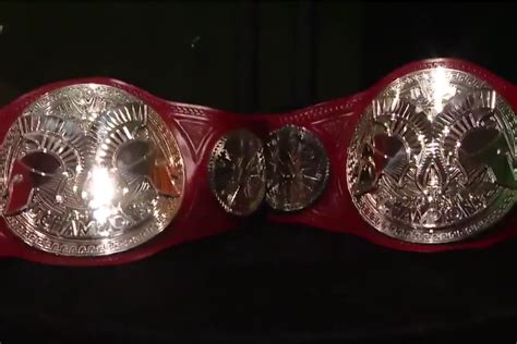 Wwe Unveils New Red Raw Tag Team Championship Belts Fox Sports