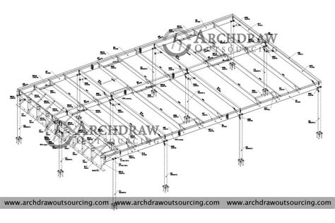 Structural Steel Shop Drawings And Fabrication Drawings