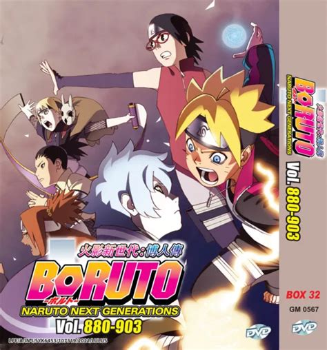 Anime Dvd Boruto Naruto Next Generation Vol880 903 Box 32 English