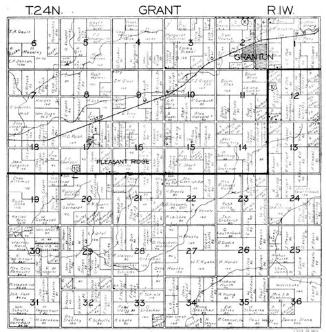 Index For Grant Township Plat Maps