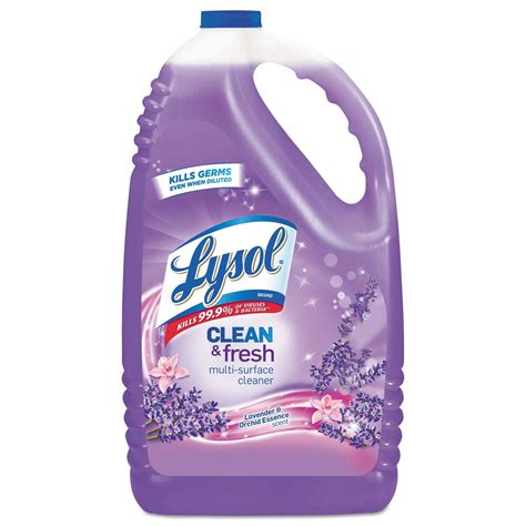 Lysol Multi Surface Cleaner Sanitizing And Disinfecting Pour To Clean And Deodorize Lavender