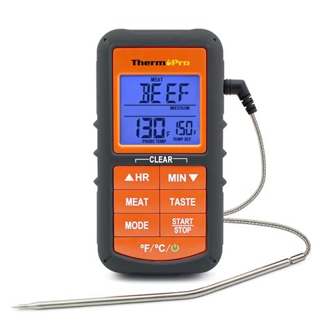 Thermopro Tp06 Digital Probe Food Meat Cooking Thermometer With Timer