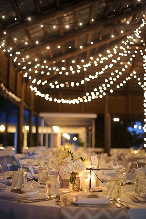 30 Romantic Indoor Barn Wedding Decor Ideas With Lights Deer Pearl