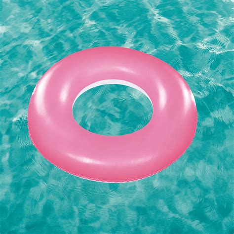 Bestway Cm Frosted Neon Swim Ring The Model Shop
