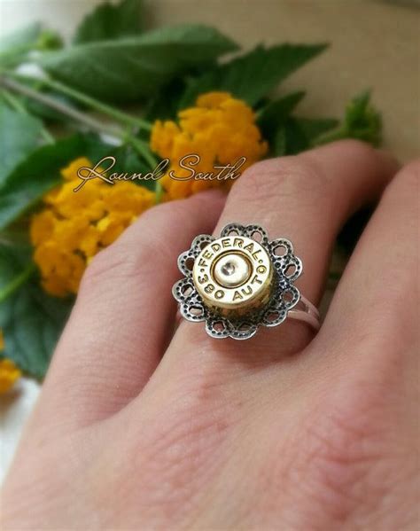 Bullet Jewelry Federal 380 Brass Bullet Casing Ring By Roundsouth