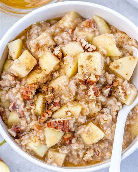 Apple Cinnamon Oatmeal Breakfast Recipe Healthy Fitness Meals