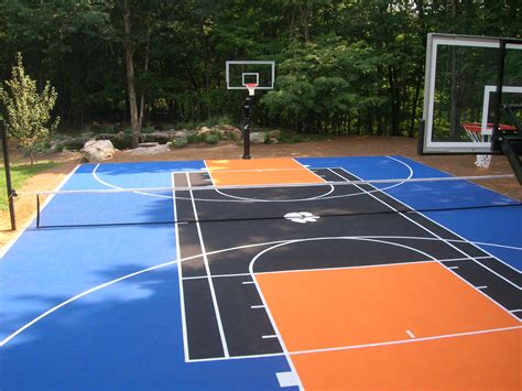 Acrylic Synthetic Basketball Court India