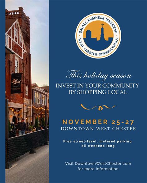 Nov 25 | Small Business Weekend | West Chester, PA Patch