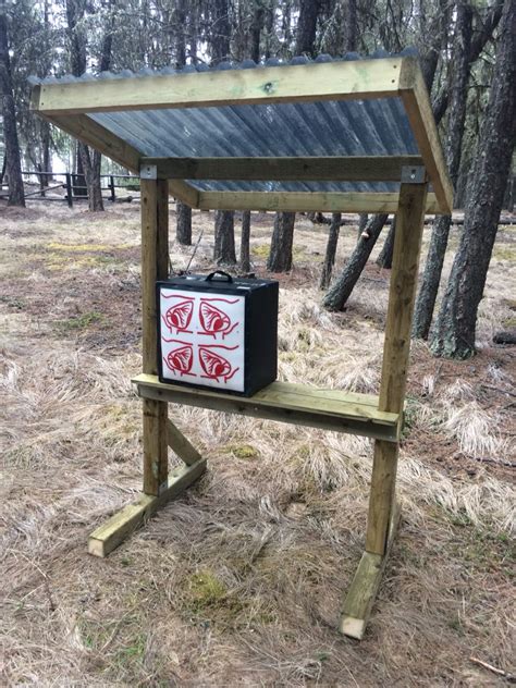 Posted on april 5, 2019september 6, 2019 by luke. Archery target stand with shelf for box targets. Add hooks ...