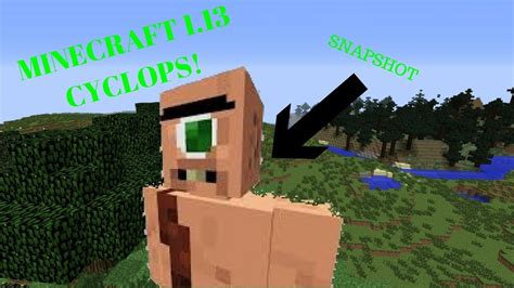 How To Make A Giant Cyclops In Minecraft 113 Snapshot Youtube