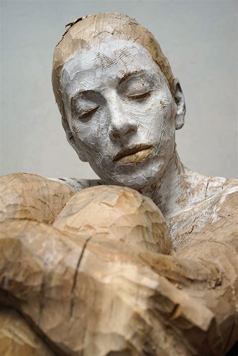 Bruno Walpoth Impressions Wood Carving Art Sculpture Sculpture Art
