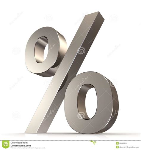 3d Percent Sign Royalty Free Stock Images Image 28443329