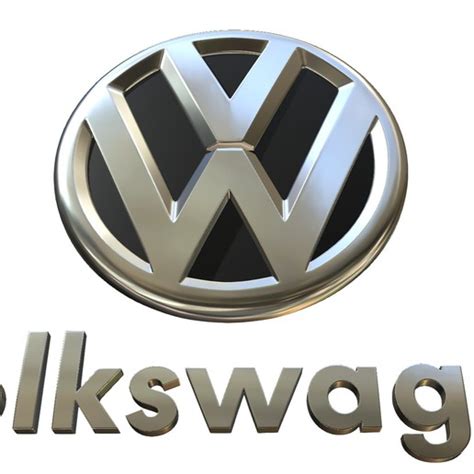 Download 3ds File Volkswagen Logo • Template To 3d Print ・ Cults