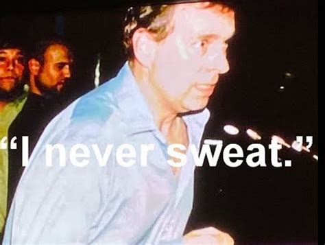 Prince Andrew ‘i Never Sweat Foto Youtube Rob Scholte Museum