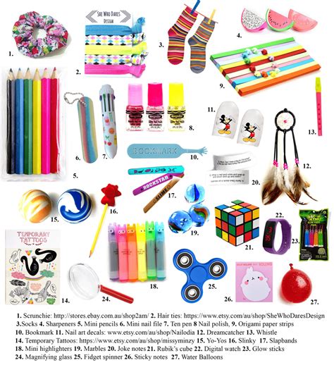 100 Things To Put In Party Bags Under 10 And Not Candy · Adelle