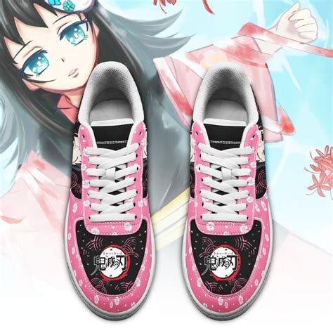 Makomo Sneakers Custom Demon Slayer Anime Shoes Fan Air Force 1