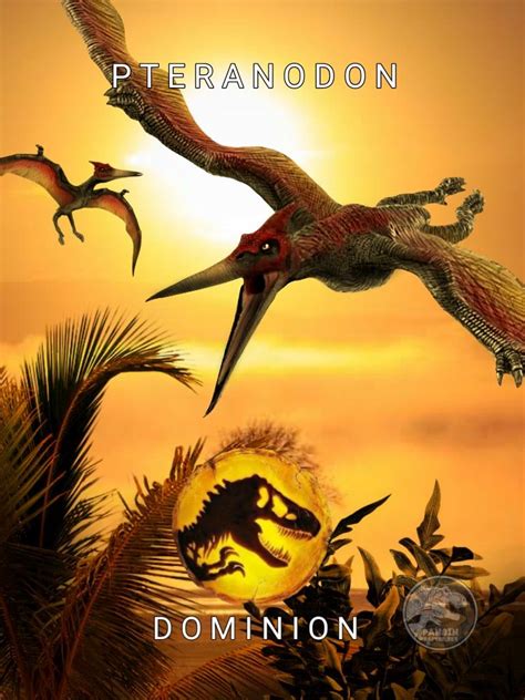 Making Poster Pteranodon In Jurassic World Dominion By Pansin Raptor