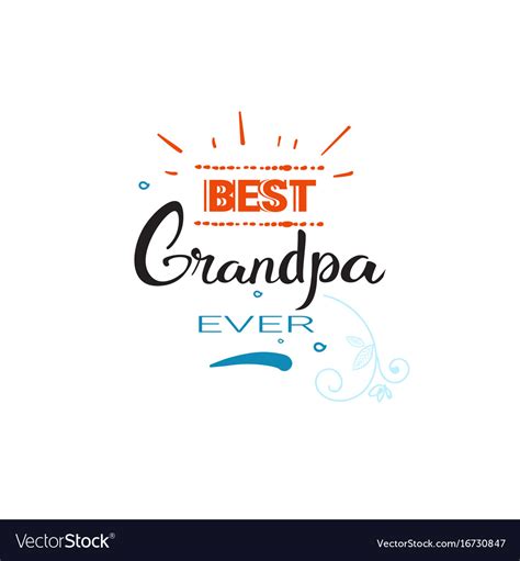 Happy Grandparents Day Greeting Card Banner Text Vector Image