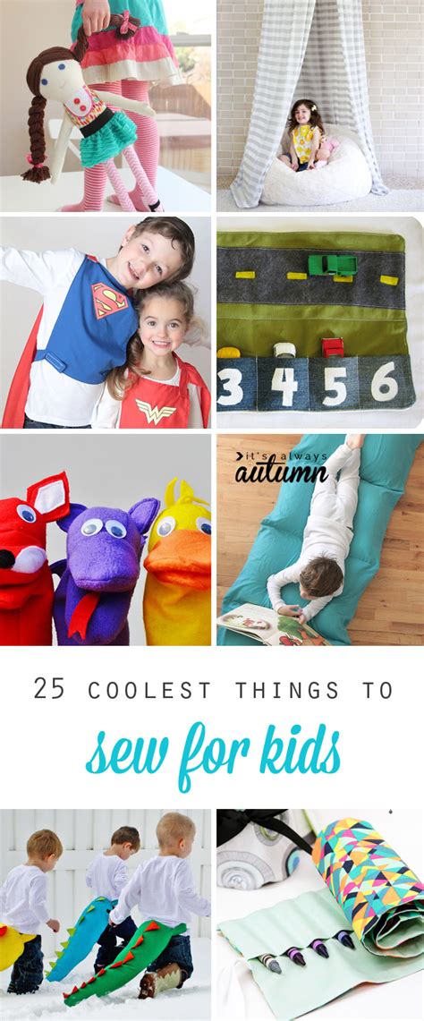 Classroom games, flashcard games, songs games and alphabet games. 25 coolest things to sew for kids {DIY gift ideas!} - It's ...