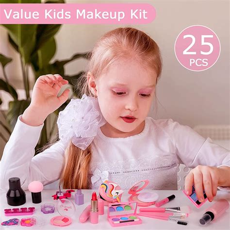 Kit De Maquillaje Para Niñas Con Cosmetiquera 25 Piezas
