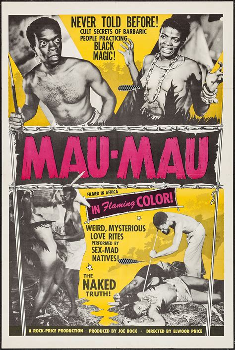Mau Mau Movie Posters Vintage Vintage Movies Comic Book Cover
