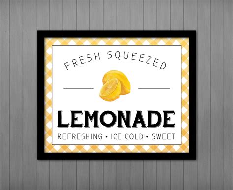 lemonade signs printable printable word searches