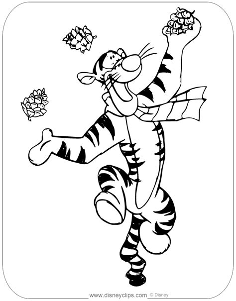 Winnie The Pooh Tigger Coloring Pages