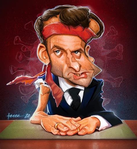 Emmanuel Macron Bruno Tesse France Irancartoon