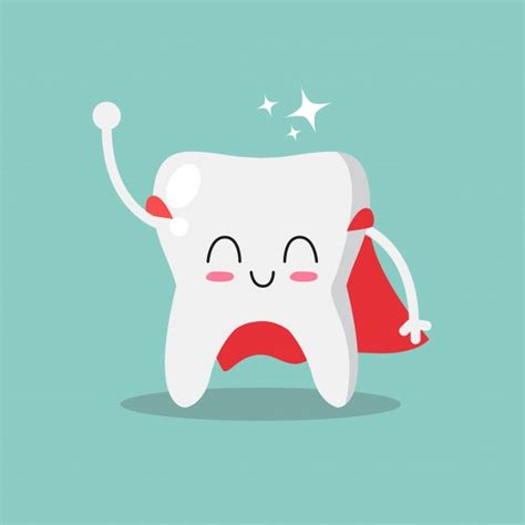 Cute And Funny Tooth Vector Premium Download