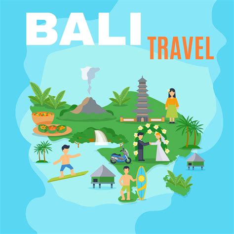 Background Map Bali Travel 473122 Vector Art At Vecteezy