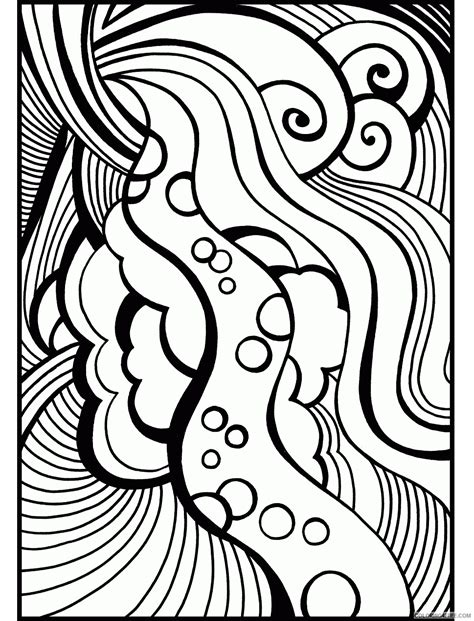 Abstract Coloring Pages For Girl Teenagers Map Of World