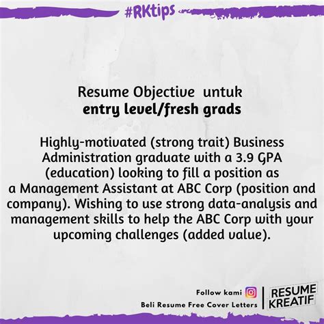 Check spelling or type a new query. Contoh Ayat Objektif Dalam Resume : Untuk mendapat ...