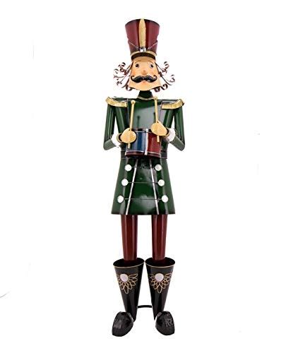Giant Life Size 5 Iron Nutcracker Christmas Holiday Toy Soldiers