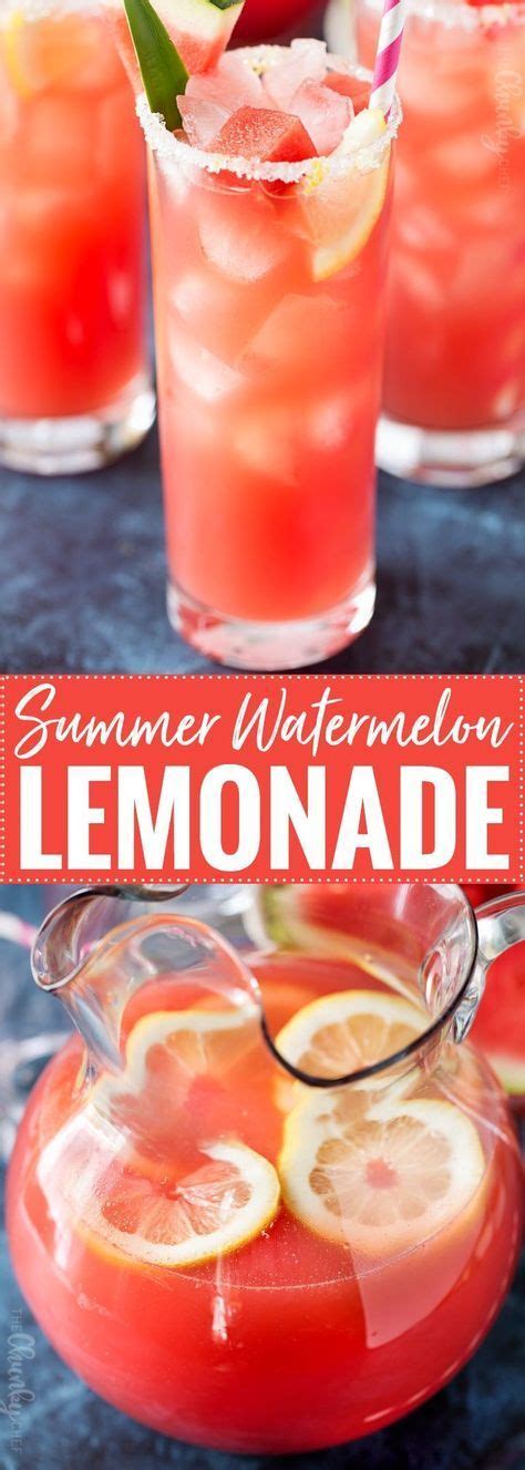 Summer Watermelon Lemonade Sipping On This Refreshing Watermelon And Pineapple Lemonade Is