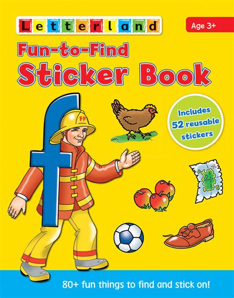 Fun To Find Sticker Book Letterland Uk