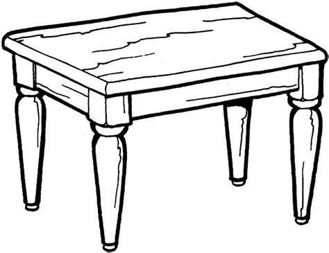 Table Clipart Black And White Free Download On Clipartmag