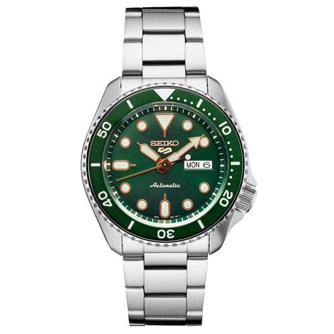 Seiko Automatic Green Face Men's Watch SRPD63 | 2703977 | Bevilles