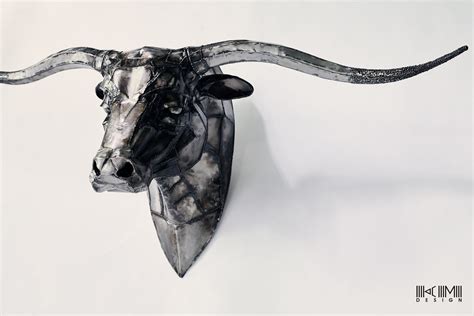 Bull Metal Wall Art Bull Sculpture Metal Sculpture Ranch Etsy Metal
