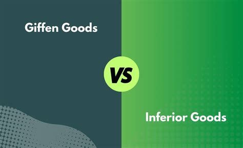Fen Goods Vs Inferior Goods Whats The Difference With Table