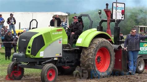 Tracteur Pulling Lacôte 2012 Claas Pull Youtube