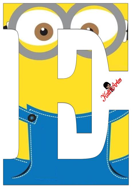 Lindo Alfabeto De Minions Oh My Alfabetos