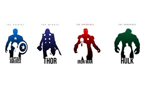 Captain America Thor Iron Man Hulk Art Poster 6931556