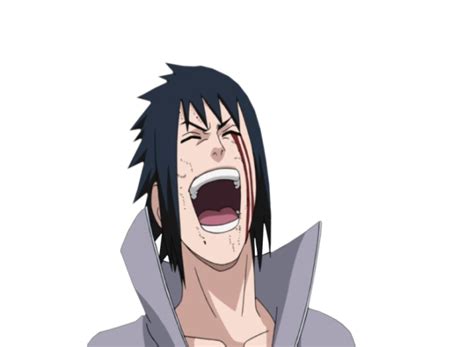 Laughing Sasuke Shippuden Render By Nostromoxwallpaper On Deviantart