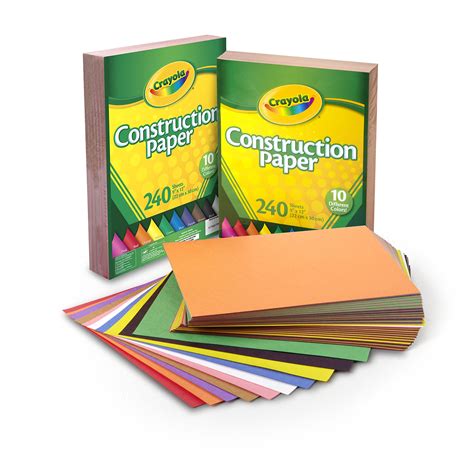 Crayola Construction Paper 480 Count 2 Packs Of 240 Each 10