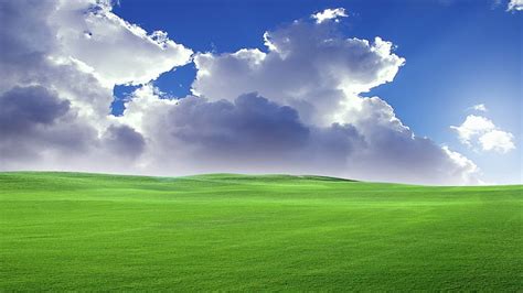 Hd Wallpaper Nature Download For Desktop 1920x1080 Cloud Sky Grass