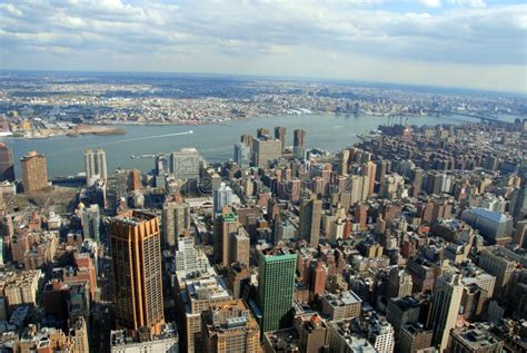 Aerial View Of Lower Manhattan New York City Stock Image Image Of