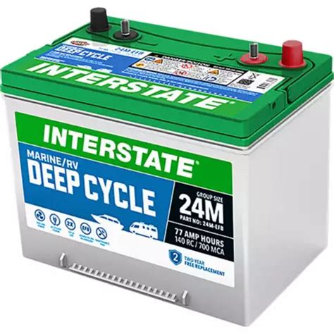 Interstate Marinerv Deep Cycle Battery 24m Efb