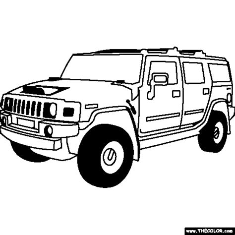 Hummer Coloring Pages Free Printable Hummer Coloring Pages My Xxx Hot Girl